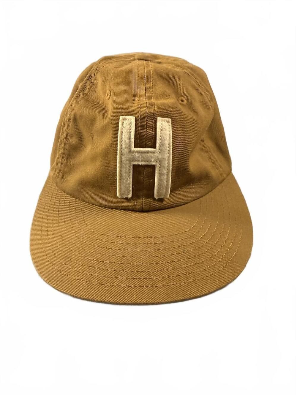 Herschel Supply Co Strapback Hat Brown Felt H Logo Baseball Cap